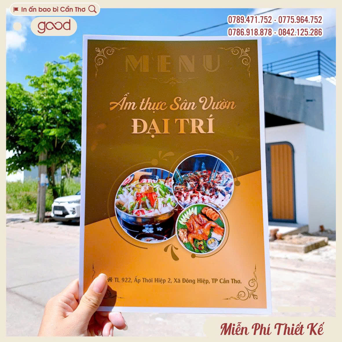 IN MENU QUÁN ĂN